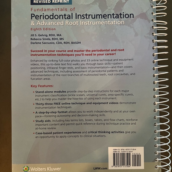 Periodontal Instrumentation Textbook - Picture 5 of 5